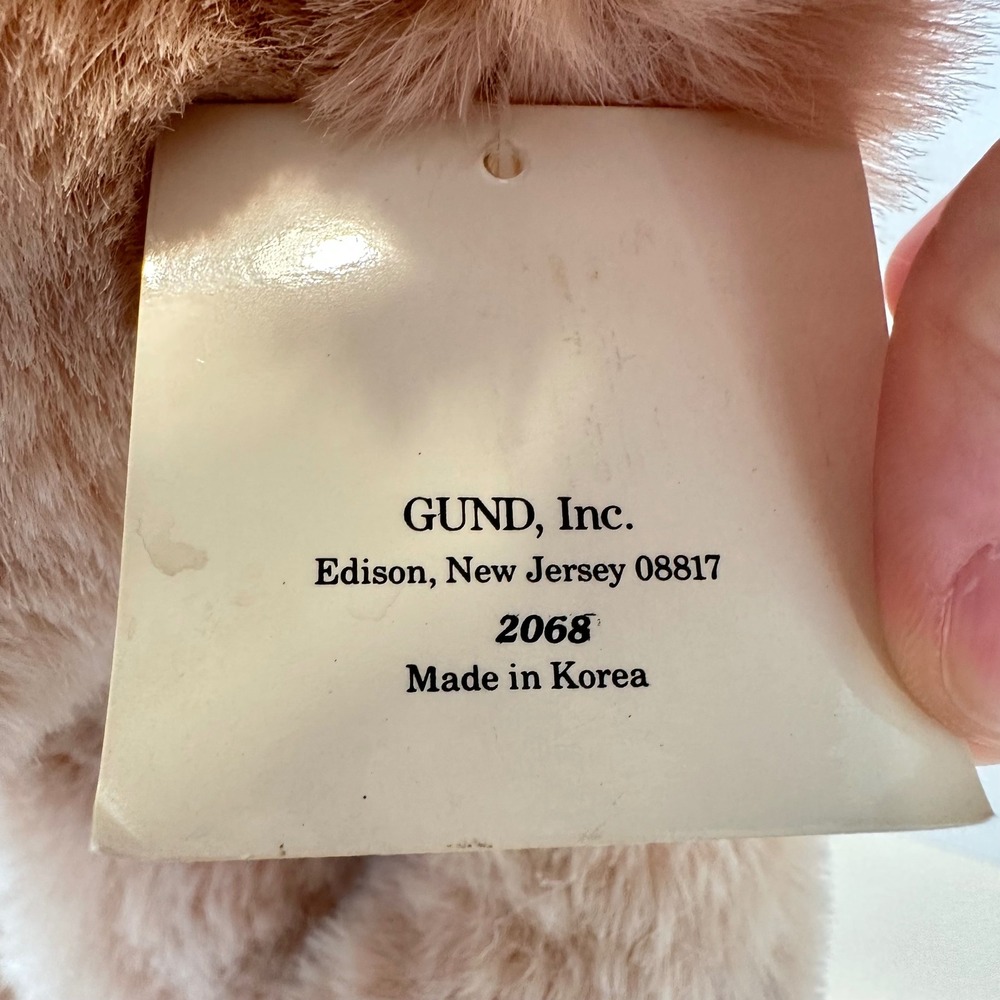 Vintage 1985 Gund Bunky Teddy Bear Tan 16" Shaggy Plush Stuffed 2068 w/TAG - Picture 14 of 14